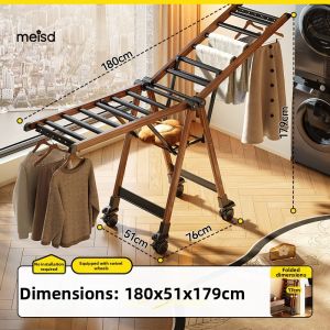 MEISD | Foldable Extendable Indoor Clothes Drying Rack