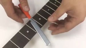 MD MOHS DIAGNOSTICS Guitar Luthier Tool Set: Fret Leveling Beam, Guitar Fret File, Rocker and Fingerboard Protectors, Grinding Stones