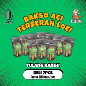 BASO ACI TULANG RANGU/ PAKET BASO ACI TULANG RANGU / BASO ACI TULANG RANGU PEDES NAMPOL  / PAKET BASO ACI SEPESIAL