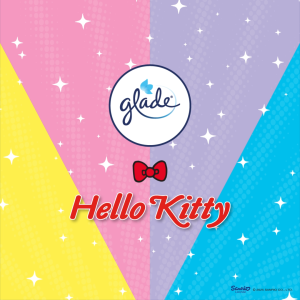 Glade x Hello Kitty Scented Gel Room Air Freshener - Frosty Snow (180g) - Twin Pack