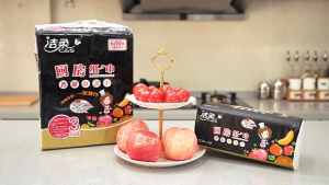 Jierou Kitchen Paper Towel 2Ply Extra Thick 75Pulls(4PCs/pack)