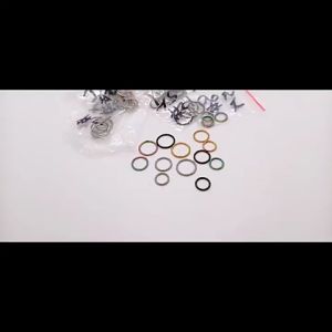 Good luck befalls! Nose Ring Chain Earring Surgical Steel Hinge Segment Septum Clicker
