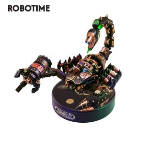 Robotime Rokr Emperor Scorpion 3D Puzzles Plastic Model Kit Building Kit DIY Mechanical Toy and Xmas Gifts for Adults&Teens - MI04