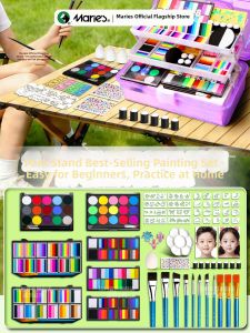 Marie’s | Water Soluble Non-Toxic Face Paint Set for Body Art and Stage Makeup