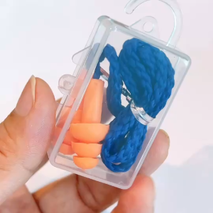 E2003 เป็นที่อุดหู ซิลิโคน นิ่ม ใช้งานง่าย มาพร้อมกล่องเก็บอย่างดี WELDPLUS (100ชิ้น)