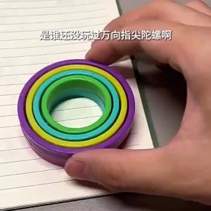 2 CÁI Đồ Chơi Con Quay 3D Xoay Vô Cực Nhiều Màu Sắc Đồ Chơi Giảm Stress Đồ Chơi Nhỏ Vui Nhộn Dành Cho Trẻ Em Quà Tặng Đồ Bỏ Túi
