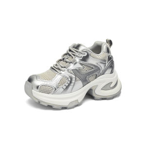 Agsdon | Invisible Heel Increase Thick Sole Dad Shoes