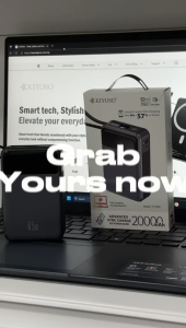 KIYOSO T173LP PD65W Laptop Power Bank 20000mAh Multi Charging 3C Powerbank CCC 22.5W Fast Charge Quick Charging