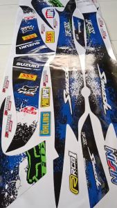 Striping SHOGUN 125 - Stiker Striping Variasi List SUZUKI SHOGUN 125.S-2 Design IP Sticker