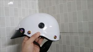 Nón Bảo Hiểm Thời Trang Cao Cấp - Sơn Nhiều Màu - Phủ NaNo - Gắn 7 Ốc TiTan Gr5 & Salaya Siêu Chất