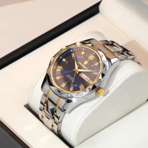 POEDAGAR | POEDAGAR Top Brand Luxury Mens Watches Waterproof Luminous Calendar Week Watch For Man Casual Stainless Steel Quartz Men Watch