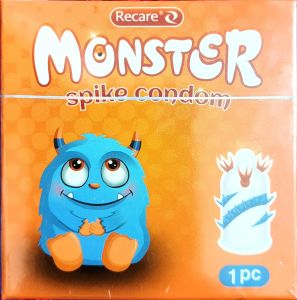 AnnesCollection Monster Ring Condom for Men Stylish Ring type safety and pleasurable