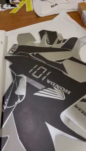 Decal Honda CB150X motif camo simpel D-N4-078 D-N4-012