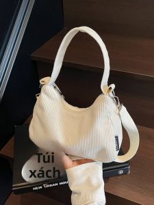 Túi Đeo Chéo Đơn Giản Thời Trang Phong Cách Hàn Quốc Màu Trơn Cho Nữ Mùa Xuân 2025 Túi Đeo Vai Đơn Giản Đa Năng Túi Đeo Chéo Thường Ngày