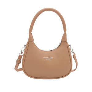 Fashion Crescent Bag for Women PU Leather Hobo Shoulder Bag Y2K Purse Underarm Cute Tote Clutch Bag for Girls Ladies Handbag