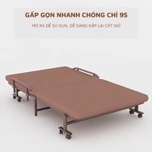 Nệm Gấp Xếp Gọn Cao Cấp  Nhật Bản giường xếp，Thiết kế thoải mái có thể điều chỉnh tựa lưngPhần vỏ đệm có thể tháo rờiVải bông chần