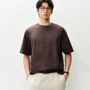 MIANXIANSHENG | Strong Twisted Cotton Linen Feel T-Shirt