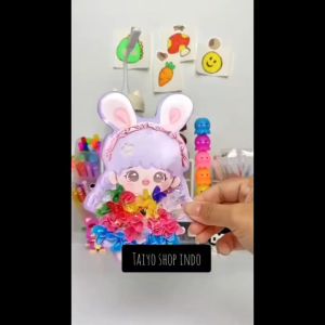 TAIYO: Mainan Anak DIY Mosaik Sulam Karakter Kerajinan Tangan Gambar Sanrio Poking Poke