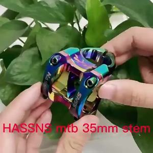 Cổ Lái Xe Đạp Leo Núi HASSNS 35mm Góc 0 Độ Gắn Tay Lái Xe Đạp Đường Trường Đường Kính 31.8mm Hợp Kim Nhôm Dành Cho Xe Đạp Địa Hình MTB
