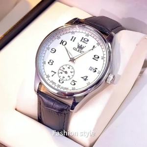 OLEVS | OLEVS Brand Watch Belt Buckle Night Light Waterproof Quartz Mens Watch 3622