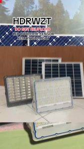 Solar Outdoor Lamp Waterproof Flood Light With Remote & Censor 100W / 200W / 300W / 400W