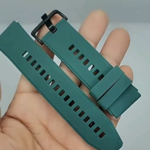 barel แถม สปริง Q uick +เหล็กถอด สายนาฬิกา ยาง ซิลิโคน เข็มขัดแสตนเลส ไซส์ 22 มม แถมสปริง R03 R75 22