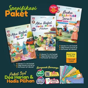 Paket 3 IN 1 Doa Harian & Hadis Pilihan