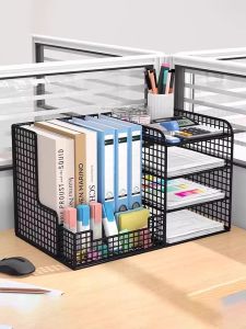 Evesigar | Desk Organizer For Document Storage Bookshelf File Rack
