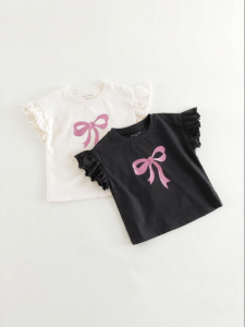 Marc&Janie | Cool Sweet Lace Sleeve Girls Top
