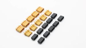 5 Cặp Đầu Nối AMASS MR30 Nam Nữ Có Vỏ Bọc Cho Pin RC Lipo Tương Thích Với Máy Bay Đa Rôto Và Máy Bay