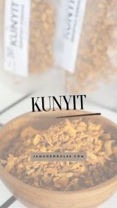 Kunyit Kering Kualitas Premium - Rempah Kering by Jamu Gendul 88