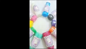 Magic Glue Metalik Warna Colour Glue Metallic Transparan Lem Warna Botol 250ml by GHEduPlay