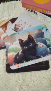[พร้อมส่ง] แผ่นรองเมาส์ ลายการ์ตูนมากกว่า 6 แบบ ขนาดเล็ก 210 x 260 x 3 มม. (หนา 3 มม.) Biangels