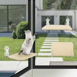 Cat Hammock Window Sill Glass Hanging Foldable Cat Nest Suction Cup Cordless Cat Window Sill Cat Bed