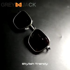 Grey Jack Sunglasses Kacamata Hitam Polarized Anti Silau UV400 Classic Vintage Style Kotak Design Terbaru Fashion Pria Wanita 31884