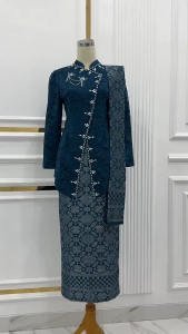 NEW ARRIVAL Set Kebaya Kraton Modern Jawa AYU JANGGAN SLENDANG Wisuda Lamaran Tunangan Bridesmaid Terbaru Set Kebaya Modern Ayu Janggan Kutu Baru Wisuda Kebaya Set Tunik Lamaran Tunangan Batik Baju Kondangan seragam braismaid Terbaru