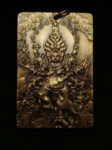 Sipei Texture Brand New Shu Shengda except Huijijingang Buddha Statue Brass Carved Amulet Hanging Piece Pendant Gift Rope