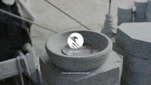 Cobek Batu Profil 14 cm
