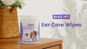 【SG READY STOCK】HICC PET Pet Ear Relief Finger Wipes Relieve Ear Itch & Inflammation Remove Ear Wax Dirt Smelly Non-Irritating for Dog Cat 50pcs
