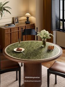 FANJUTAIDU | Waterproof Oil-Resistant Heat-Resistant Easy-Clean Round Table Placemat
