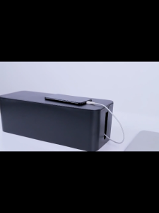 Portable Cable Management Box Modern Minimalist Power Strip Hub Storage Box Wire Cord Organizer