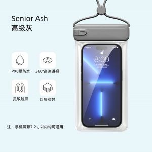 Transparent Waterproof Bag for  14 Touch Screen Phone Swimming Hot Spring Sealed Bag 12Pro 13Max Durable Outdoor Accessory