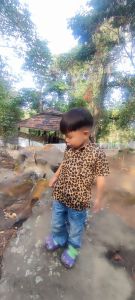 Baju Kemeja Anak Umur 2-7 Tahun Motif Leopard