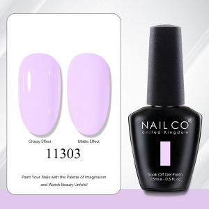 NAILCO 15ml Green Series Dark Color Gel Nail Polish Lasting Hybrid Matte Top Coat UV LED Nail Art Soak off Base Coat Manicure
