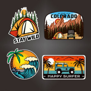 Outdoor Sports Travel Stickers