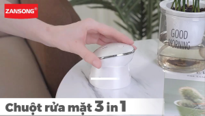 Chuột Rửa Mặt Rocky 3 Trong 1 kiêm Rửa Mặt Đẩy Tinh Chất Nâng Cơ máy rửa mặt thông minh