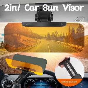 2in1 Car Sun Visor Anti-Glare Mirror Multifunctional Blocking Sunlight Anti-Ultraviolet Vision Board