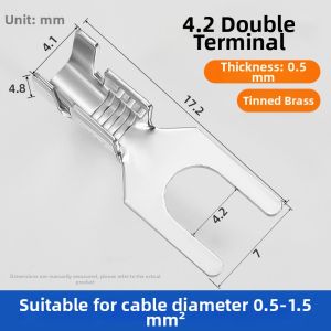 MEINWAY | Toothed U Shape Copper Terminal