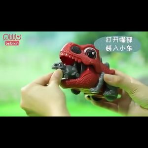Xe đồ chơi Xe quán tính Mô hình khủng long Ô tô biến hình Xe khủng long phóng xe nhỏ cực hấp dẫn