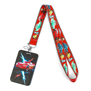 Cars Lightning McQueen Neck Lanyard for Key Strap lanyard Card ID Badge Holder Key Chain Key Holder Key Rings Accessories Gifts